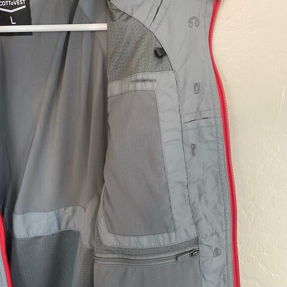 SCOTTeVEST Tropiformer Jacket Men’s Size Large Convertible Vest Light Packable - Picture 4 of 13